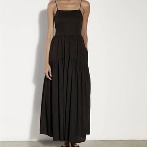 Enza Costa Open Back Tiered Dress